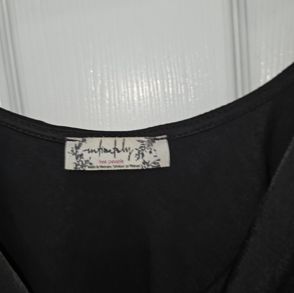 Free People Size SP, Elegant Black Women's Dress - Picture 5 of 12